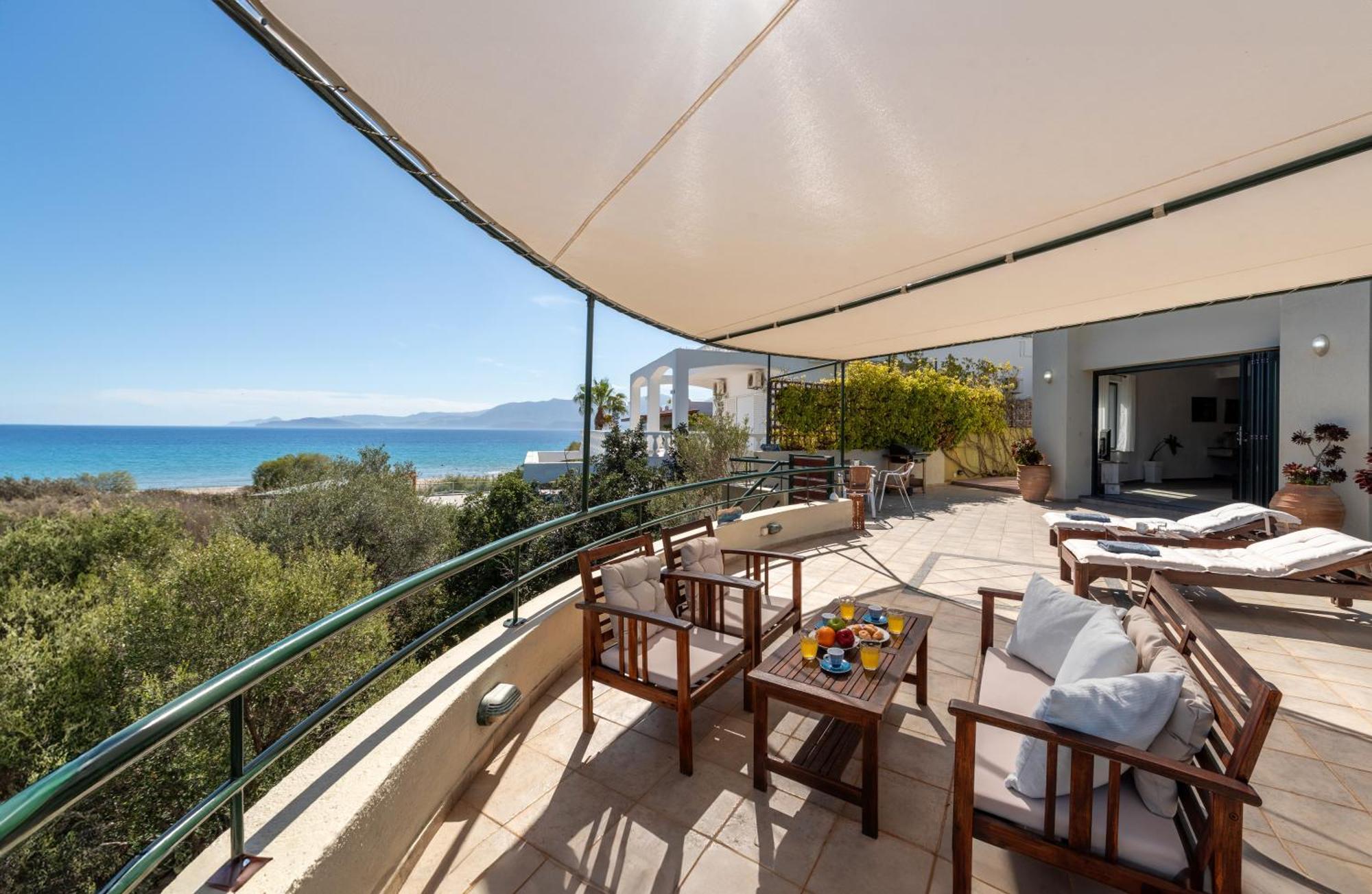Coastal Dream Beachview Jacuzzi& Sauna Amoudara  Exterior foto