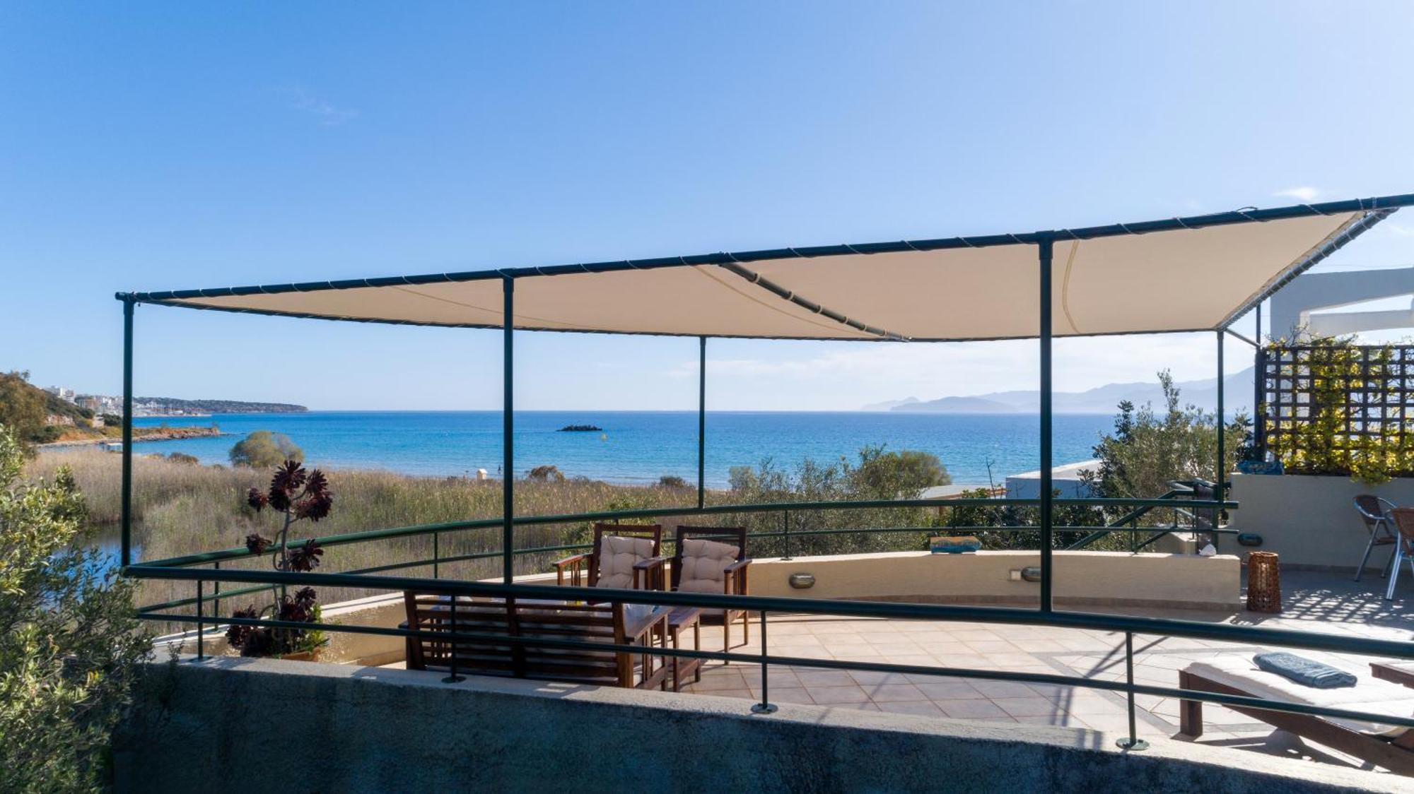 Coastal Dream Beachview Jacuzzi& Sauna Amoudara  Exterior foto
