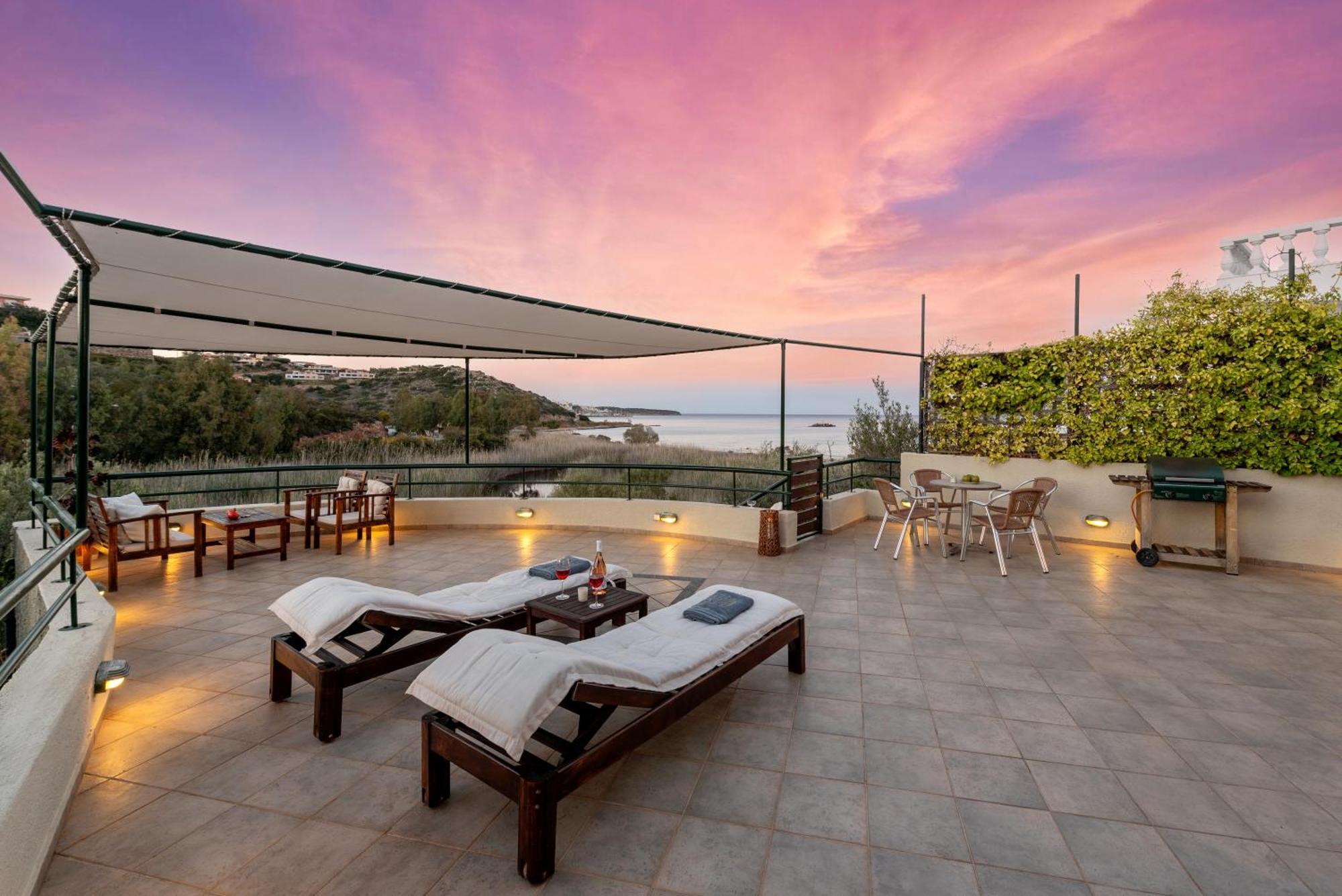 Coastal Dream Beachview Jacuzzi& Sauna Amoudara  Exterior foto
